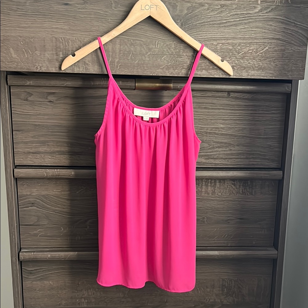 LOFT Pink Relaxed Camisole Top